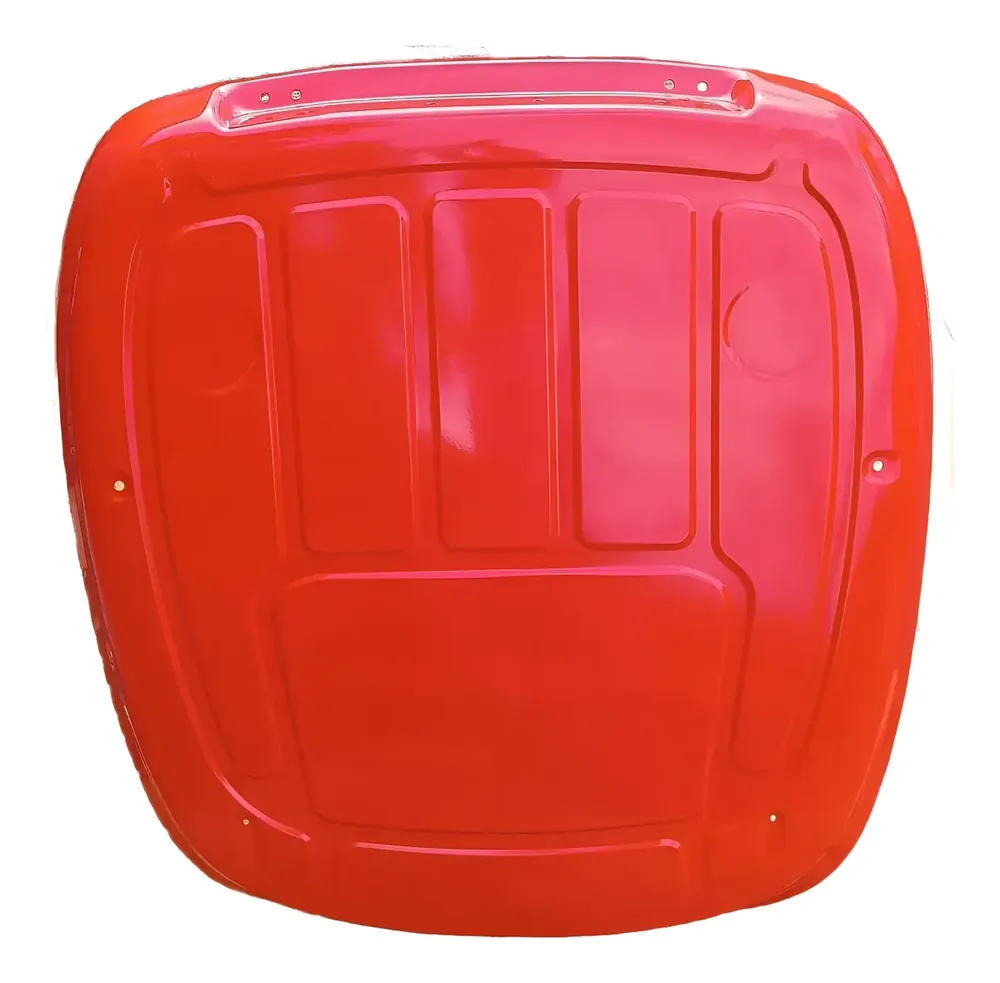 Teto em fibra de vidro vermelho — trator Case Farmall